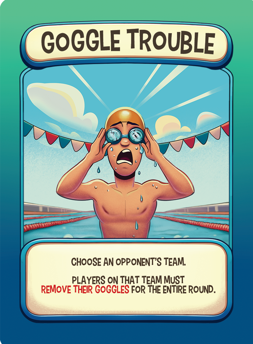 Goggle Trouble action card